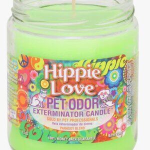 PETS: HIPPIE LOVE! Pet Odor Exterminator Candle